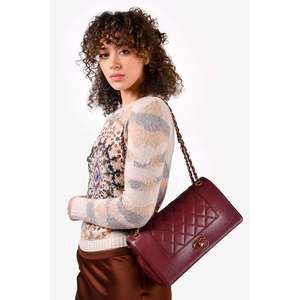 Pre-loved Chanel™ 2015/16 Burgundy Leather Mademoiselle Flap Bag